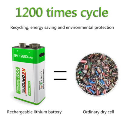 Rechargeable 9V Battery - Image 4